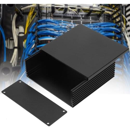 Circuit Board PCB Instrument Aluminum Casing Cooling Box DIY Electronic Project Enclosure Case