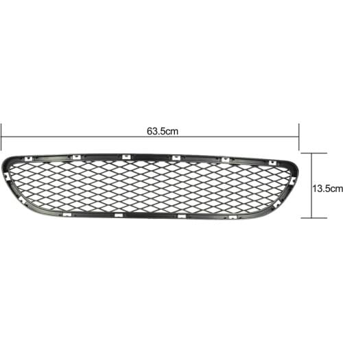 Front Bumper Grille Plastic Grid Grille Black for BMW E90 2008-2012