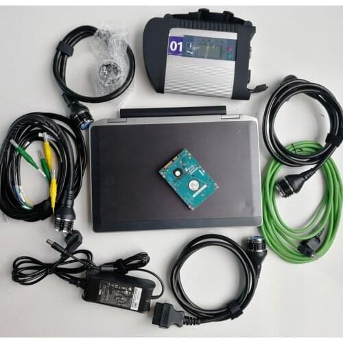 Scanner automotivo Repair Diagnosis Tool with MB Star C4 SD Connect C4 used laptop E6320 I5 4G 320GB HDD with software V12/2020