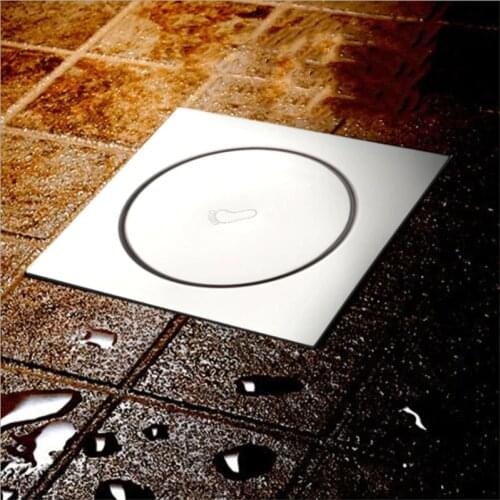 15cm*15cm Drains Square Bathroom Shower Drain Strainer Waste Drainer Anti-odor Bath Shower Floor Drain Cover Stopper Shower