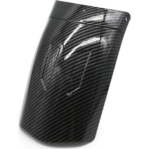 Motorcycle Front Fender Extender Carbon Fiber Front Wheel Mudguard Extension Universal for Honda Yamaha Kawasaki,21X12cm