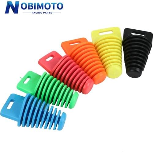 Motorcycle Exhaust Tube Plug Rubber Muffler Washing WaterProof Plug For Dirt Pit Bike Motortcycle Supermoto Street Bikes ATV