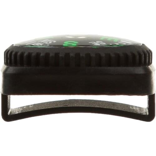 Hard Shell Liquid Filled Button Compass Set for Survival Watch Band Paracord Bracelet