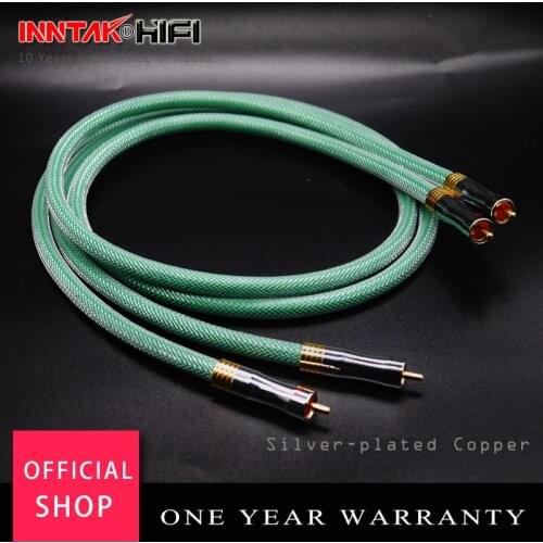 1Pair Hifi USA MCINTOSH Pure Copper HiFi Audio cable RCA TO RCA Audio Cable NO1053