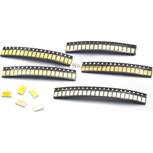100PCS SMD 5730 5630 LED 5630/5730-CW/WW 0.5W-150Ma 50-55lm 6500K White Red Yellow Green Blue Light 5730 diodes 3.2~3.4V