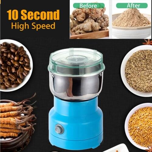 220V NEW DIY Tool Household Electric Herbs Spices Nuts Grains Coffee Bean Grinder Mill Grinding Medicine Flour Powder Crusher