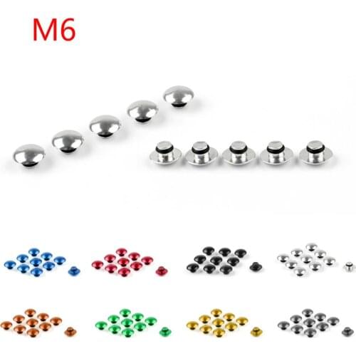 Areyourshop Universal M6 6MM Hex Socket Bolt Screw Nut Head Cover Cap for Yamaha for Suzuki for Honda Motorcycle