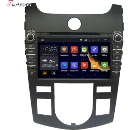 TOPNAVI 8''Quad Core Android 6.0 Car Navi For KIA SHUMA Auto Air-Conditioner/KOUP Auto Air-Conditioner/CERATO Auto Air-/FORTE