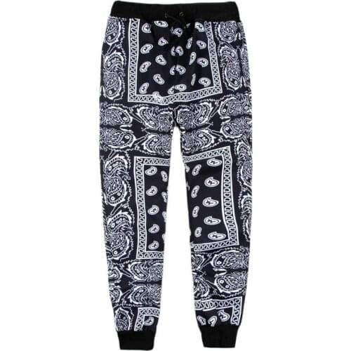 Bandana Jogger Men Women Sweatpants Tracksuit Casual Jogging Trousers Autumn Boys Girls Hiphop Fitness Streetwear