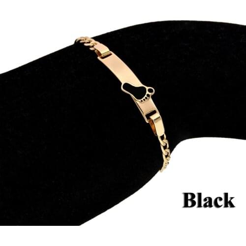 Baby Bracelets Kids Jewelry Child Adjustable African Gold ID Bracelet Infant Birthday Gifts Girl Boy Toddler Teenage B1030