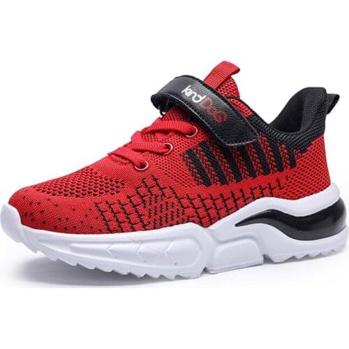 Childrens Autumn Boys&Girls Breathable Jogging Shoes Latest Fashion Children Casual Hook & Loop Anti-Slippery Sneakers