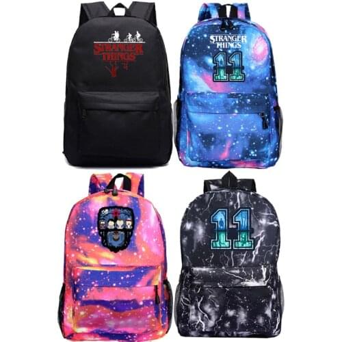 Travel Mochila Stranger Things Backpacks student Boys Girls schoolbag Women Men Laptop backpack fashion teens Daily knapsack