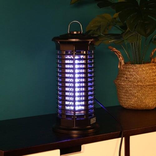 11W Electronic Fly Trap UV LED Light Mosquito Zapper Pest Control EU Plug