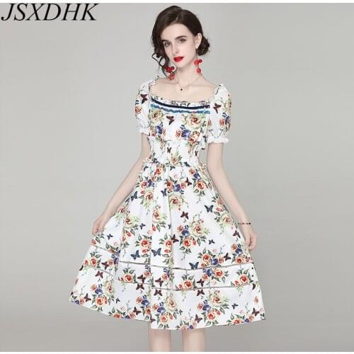 Белые летние платья JSXDHK China At AliExpress