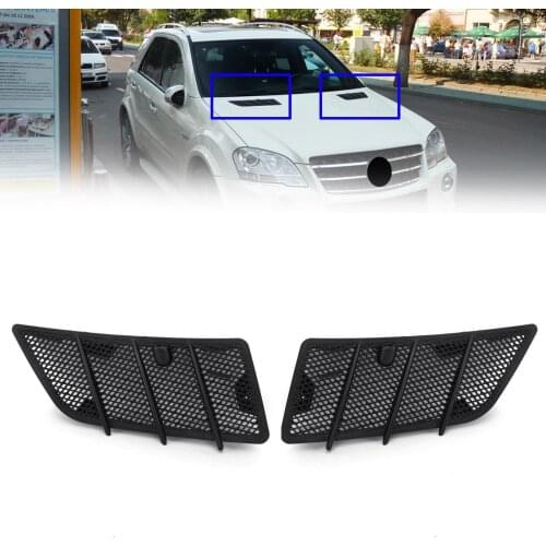 Hood Air Vent Grille Cover Set L+R For Benz W164 Ml Gl Class 2008-11#1648804305