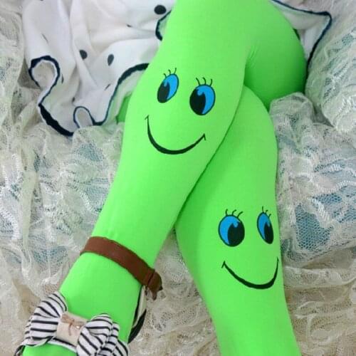 Cute Cotton Stockings Baby winter Newborn Girls Pantyhose Meisje Fille Menina Collant Tights Face Print Cotton Socks