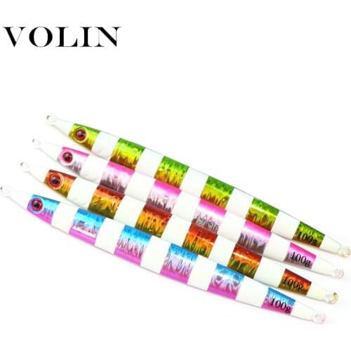 VOLIN NEW Model 1pc Metal Fishing Lure 100g 150g Hard Lure Fishing Metal Jig SaltWater Lead Lure