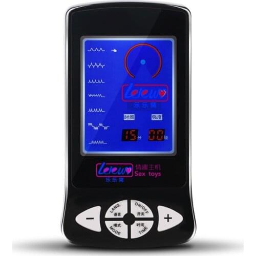 New Electric Shock Host, Power Therapy Box Machine , Medical Themed Sex Products Electro Shock Sex Toys Host Accessories