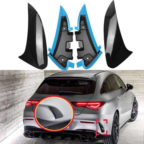 Rear Bumper Trim Lip Spoiler Side Fender Canard Splitter For Mercedes Benz C118 CLA35 CLA45 CLA180 CLA200 CLA250 AMG Line 2020