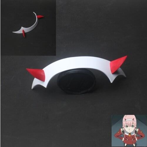 DARLING in the FRANXX Zero Two Cosplay Prop Headwear PVC Horn Headband Hairband