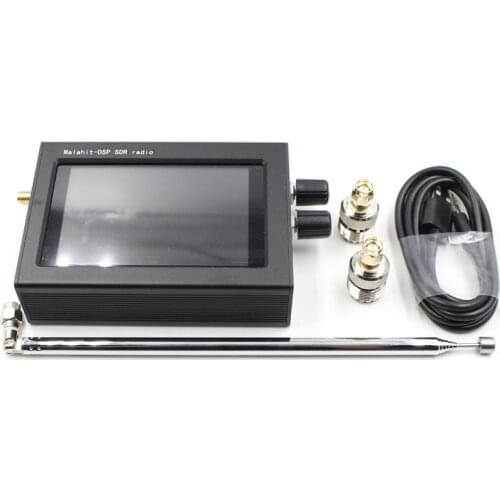 NEW-50K-200MHz 400-2GHz SDR Malachite Receiver 3.5 Inch IPS Touching Screen Software Radio SDR Receiver DSP Noise Reduction