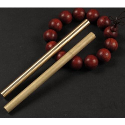 1PC Handmade Brass Pen Signature Writing Ballpoint Pen EDC Multifunction Tactical Self-defense Metal Copper Pen