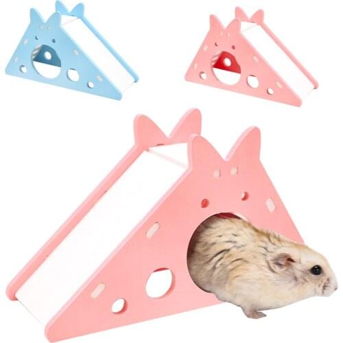 Assembled Hamster Slide Toy Guinea Pig Golden Bear Funny Breathable Hamster House Nest Chinchillas Wholesale Hamster Accessories