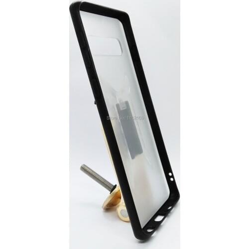 Bike Mount Phone Holder Case Bicycle Stem Cap Holder with ClipGrip Case & Security Rubber Band for Galaxy S10, S10 Plus, S10E