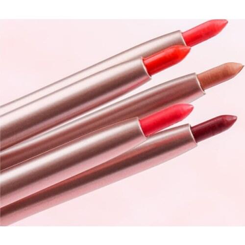 Rotating automatic lip liner pencil waterproof nude makeup moisturizing long-lasting non-marking lip biting makeup lipstick pen