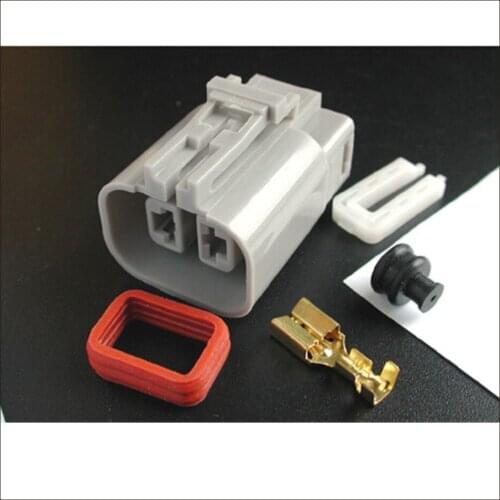100set wire connector female cable connector male terminal Terminals 2-pin connector Plugs sockets seal Fuse box DJ7026Y-6.5-21