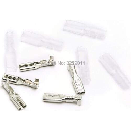 1000PCS Suyep 2.8mm Brass Boat Car Speaker Circuit Board Connector Crimp Terminal With Transparent Sheath DJ622-2.8