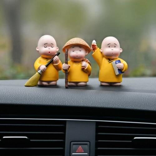 3 PCS Car Accessories Cute Funny Bomb Doll Car Interior Ornaments Dashboard Decoration Jumping Toy Display Creative Decoration
