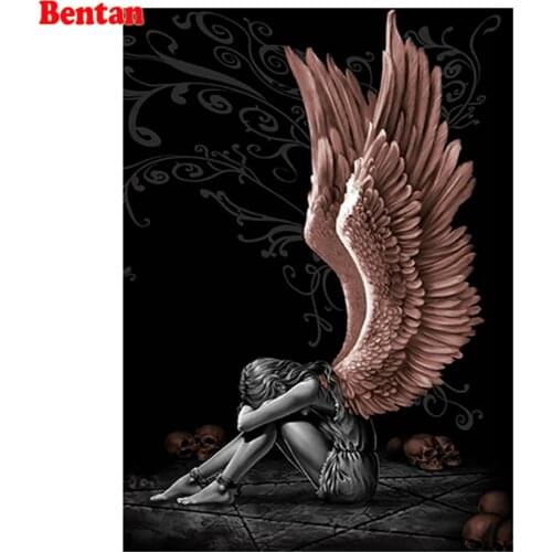 DIY 5D Diamond Painting Angels And Demons Home Decoration Full Square Round Craft Kits Embroidery Bead Rhinestone Pictures