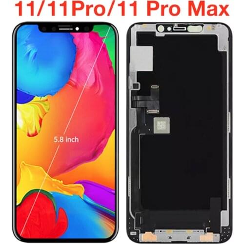 Screen For iPhone X 11 11 pro 11pro Max LCDDisplay Touch Screen Digitizer Assembly For iPhone11 X XS OLED OEM LCD display