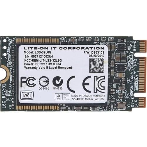 LSS L6G SSD 32G Compact Desktop Solid State Drive HDD/SSD Internal Hard Drive M.2 Interface 4x Write Speed for Laptop