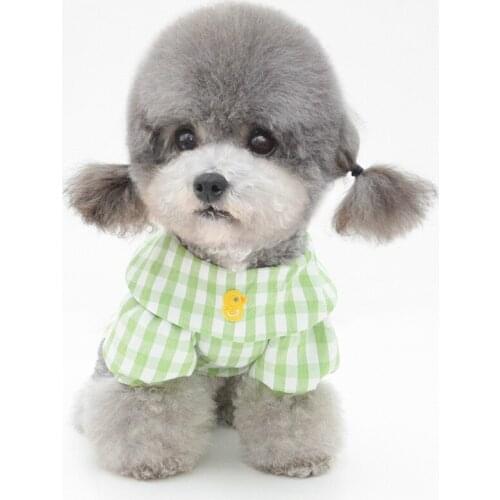 Dog Clothes for Small Dogs Girl Chihuahua Yorkies Summer - Puppy Plaid Shirt Vest Apparel Costume - Pet Clothing for Schnauzer