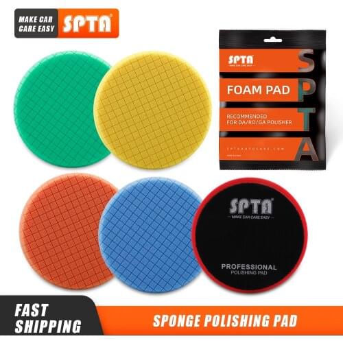 Shine Guys 5.5Inch (125mm) Light/Medium/Heavy Cut Polishing Pads&Buffing Pads for 5"(125mm) RO/DA/GA Car Polisher