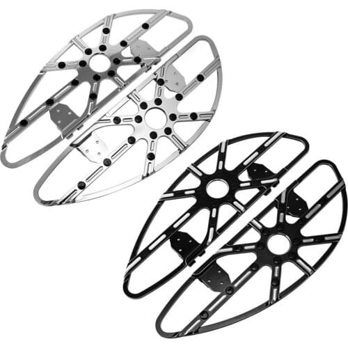 Motorcycle Floorboards Foot Pegs Footrest Pedals For Harley Touring Softail Road King Electra Glide 1986-2019