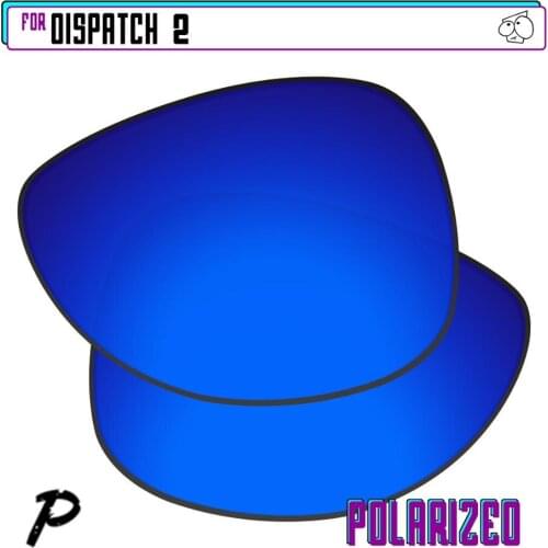 EZReplace Polarized Replacement Lenses for - Oakley Dispatch 2 Sunglasses - Navy P