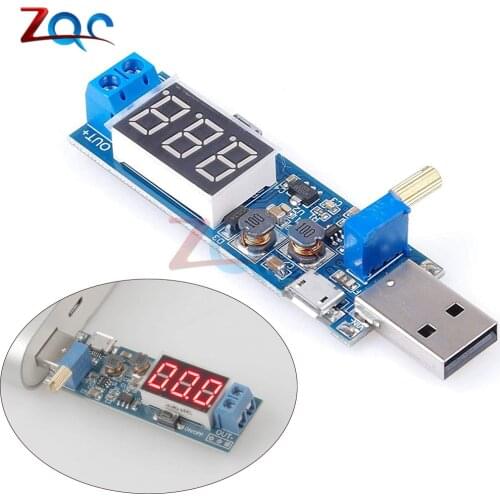 DC-DC 5V to 3.5V / 12V USB Step UP Step Down Power Supply Module Adjustable Boost Buck Converter Out DC 1.2V-24V XY-UP