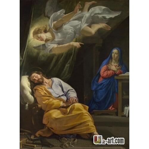 Canvas Prints ( Dream of Saint Joseph) Wholesale home decoration modern art HD printing classic canvas painting Religion-398