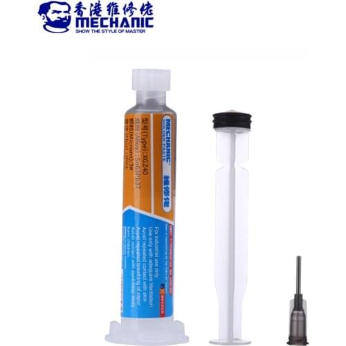 MECHANIC XG-Z40 10cc Syringe Solder Paste Sn63/Pb37 Tin Cream Welding BGA Flux For iPhone PCB Rework Repair Tools With Needle