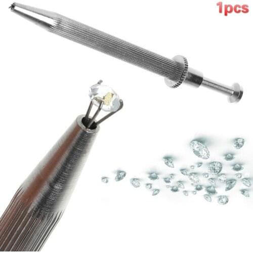 Professional Jewelry Holder Pick-up Tool Diamond Gems Prong Holder Tweezers Catcher Grabbers with 4 Claws Jewelry Making Tool