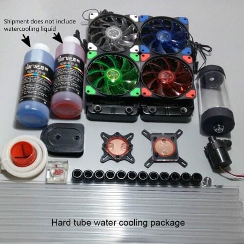 Water Cooled Radiator CPU Display Card Water Cooled Head Pump Water Tank Computer Water Cooled Hard Tube Set