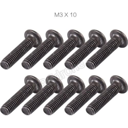 50pcs/lot YFS Black M3*6mm M3*8mm M3*10mm 12.9 Grade M3 Hexa Socket head cap screws SHCS for FPV Frame Quadcopter kit RC Model