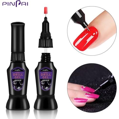 10ml Fast Drying Nail Glue UV Acrylic Rhinestones Point Dotting Glue Gel Nail Art Decorations Gems Adhesive Manicure Tool