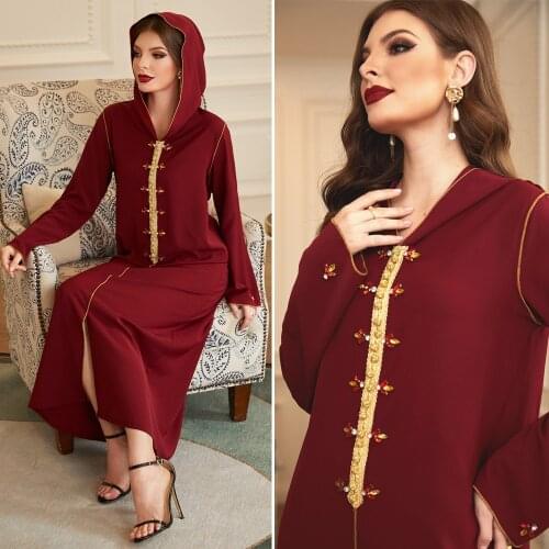 Abaya Dubai Turkey Kaftan Hijab Muslim Dress Islamic Clothing Maxi Dresses Abayas For Women Robe Musulman De Mode Djellaba Femme