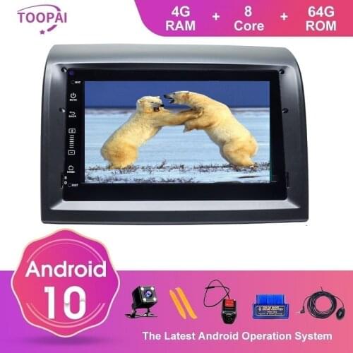 TOOPAI 7" Android 10 Autoradio For Fiat Ducato 2008-2015 Citroen Jumper Peugeot GPS Navigation Car Multimedia Player Auto Radio