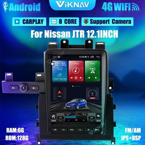 12.1inch Car Radio Android GPS Navigation For Nissan JTR car radio car stereo Receiver head unit DVD Multimedia player