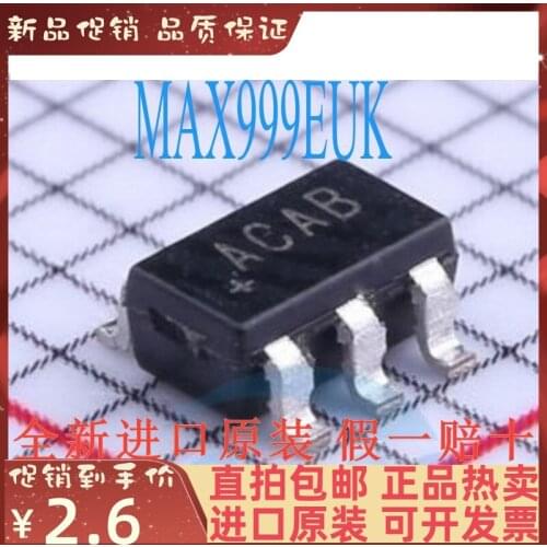 Free shipping | MAX999EUK T MAX999EUK SOT23-5 ACAB 10PCS